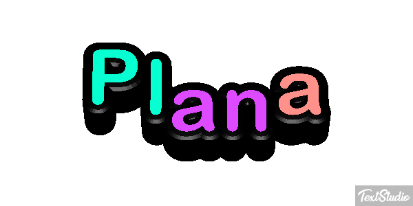 Plana Efeito do texto