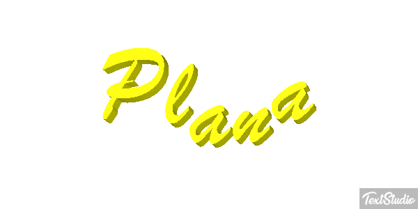 Plana Efeito do texto