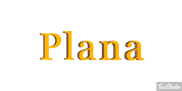 Plana Efeito do texto