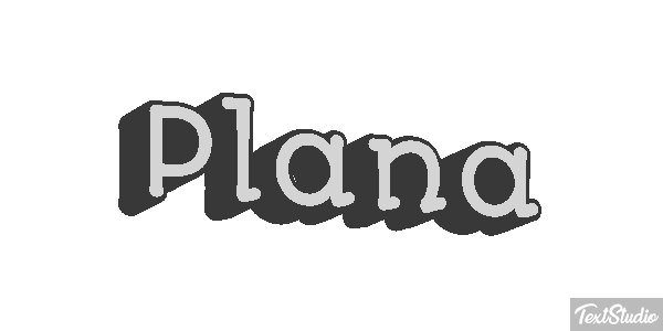 Plana Efeito do texto