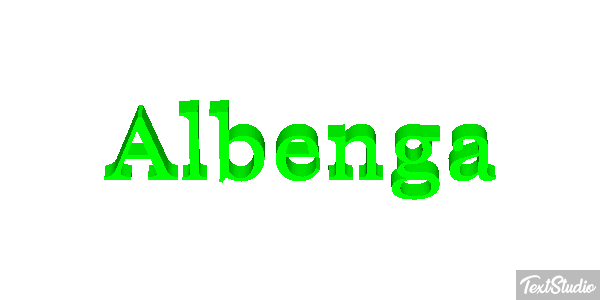 Albenga Efekt tekstowy