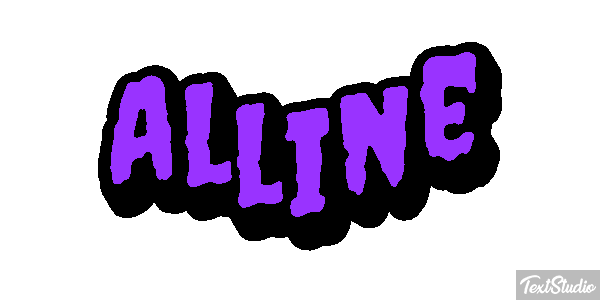 Alline Text effect