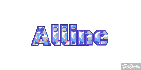 Alline Text effect