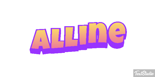 Alline Text effect