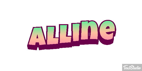 Alline Text effect