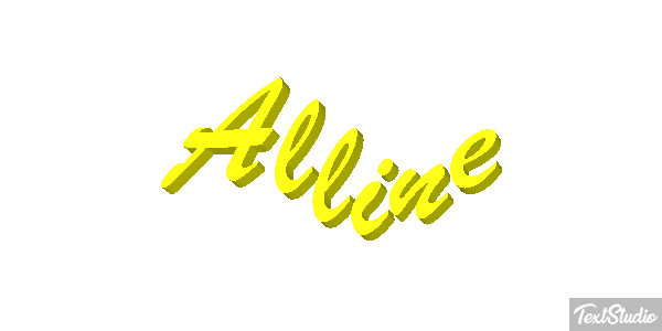 Alline Text effect
