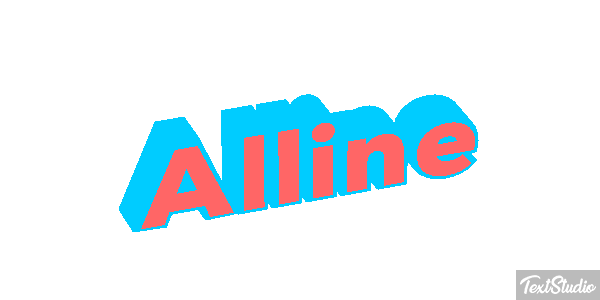 Alline Text effect