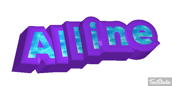 Alline Text effect