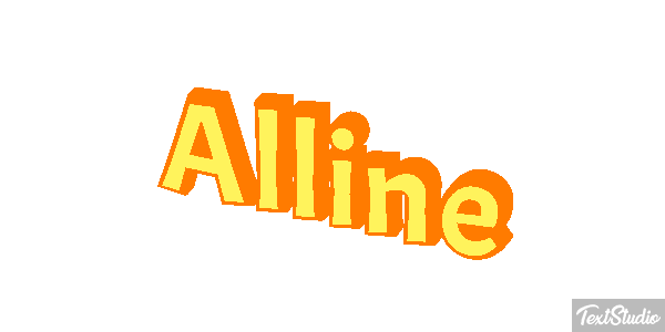 Alline Text effect