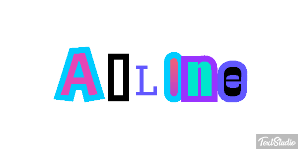 Alline Text effect