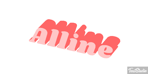 Alline Text effect