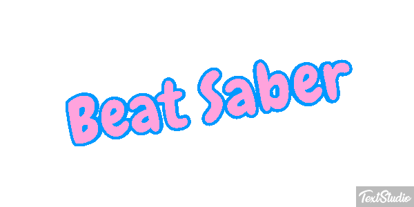 Beat Saber Effet de texte