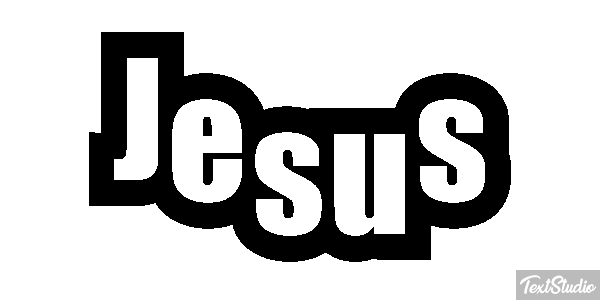 Jesus Текстовый эффект