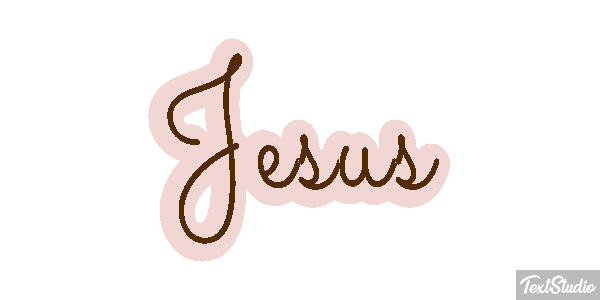 Jesus Текстовый эффект