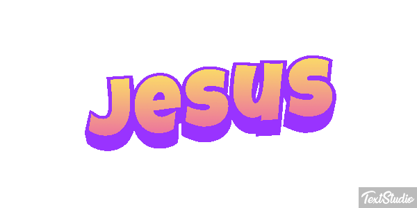 Jesus Текстовый эффект