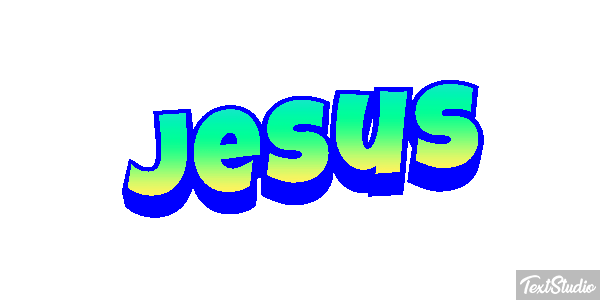 Jesus Текстовый эффект