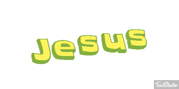 Jesus Текстовый эффект