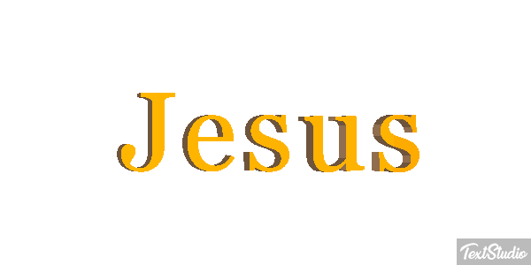 Jesus Текстовый эффект