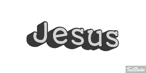 Jesus Текстовый эффект