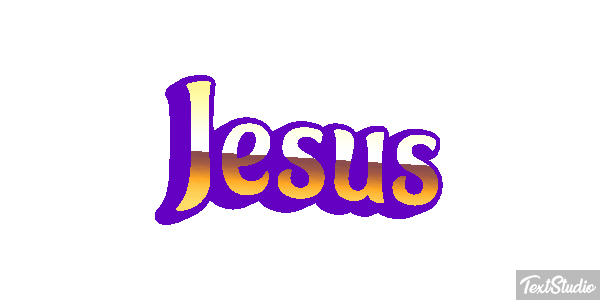 Jesus Текстовый эффект