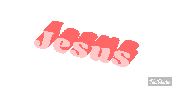Jesus Текстовый эффект