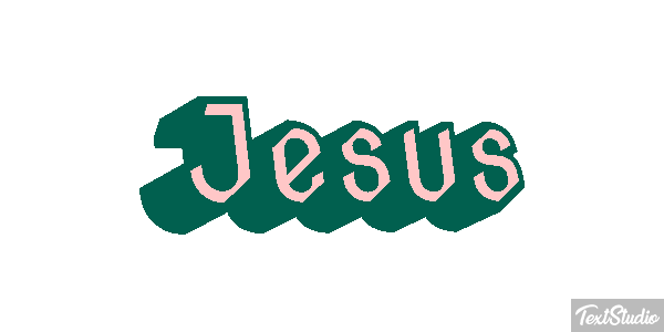 Jesus Текстовый эффект
