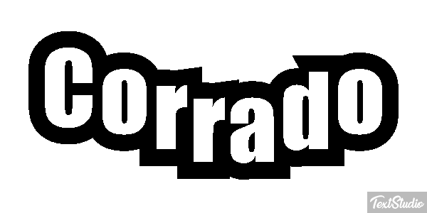 Corrado Effetto testo