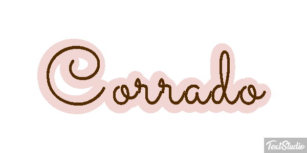 Corrado Effetto testo