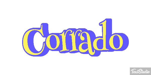 Corrado Effetto testo