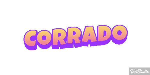 Corrado Effetto testo