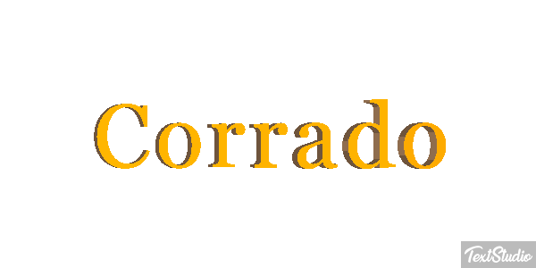 Corrado Effetto testo