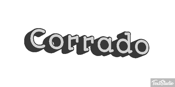 Corrado Effetto testo