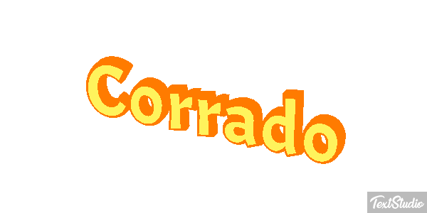 Corrado Effetto testo