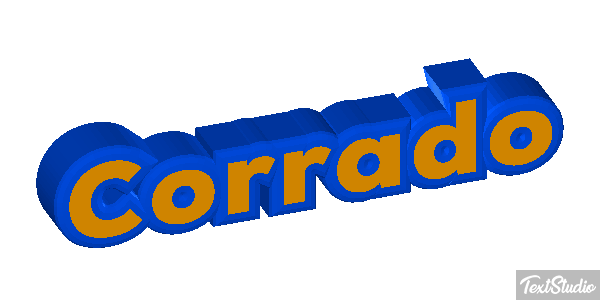 Corrado Effetto testo