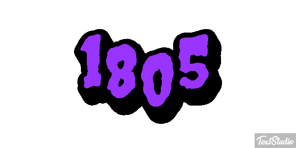 1805 Текстовый эффект