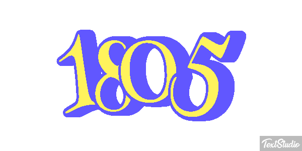 1805 Текстовый эффект