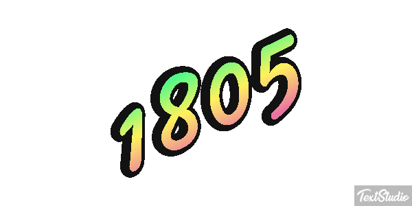 1805 Текстовый эффект