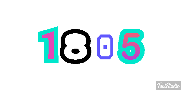 1805 Текстовый эффект