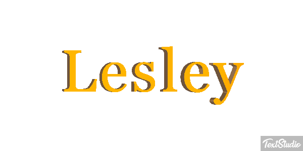 Lesley Text effect