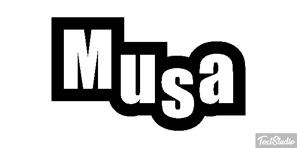 Musa Efecto de texto