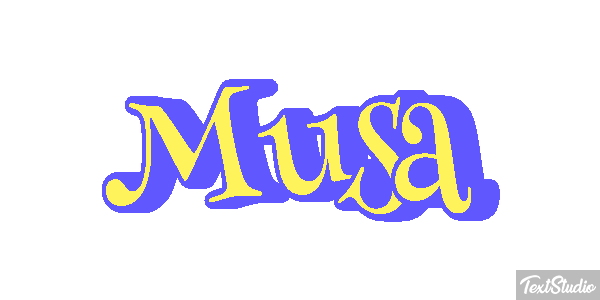 Musa Efecto de texto
