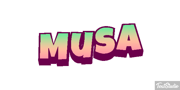 Musa Efecto de texto