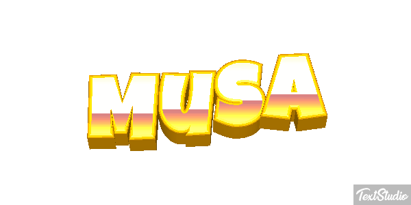 Musa Efecto de texto