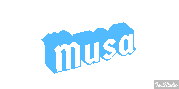 Musa Efecto de texto