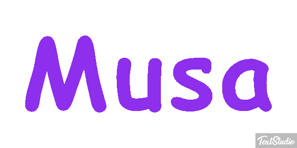 Musa Efecto de texto