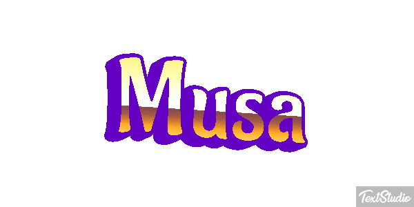 Musa Efecto de texto