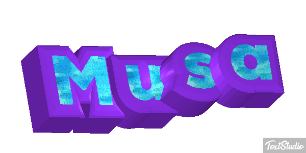 Musa Efecto de texto