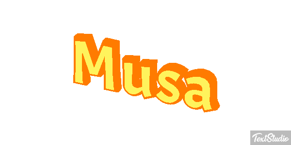 Musa Efecto de texto