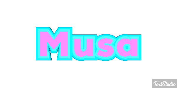 Musa Efecto de texto