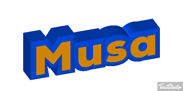 Musa Efecto de texto